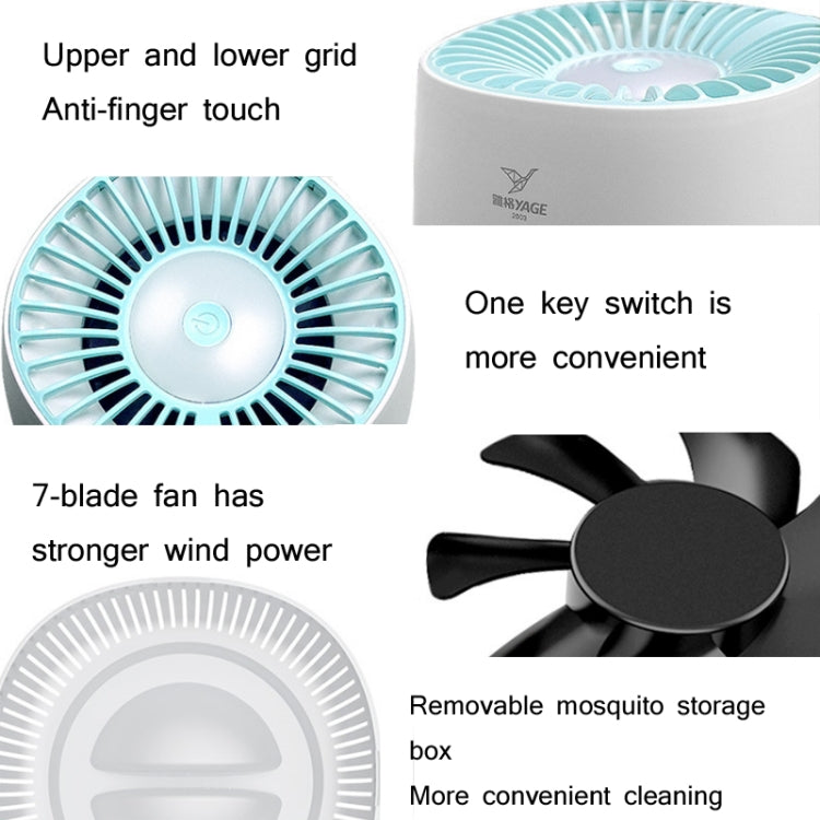 YAGE Household Indoor Mosquito Killer Lamp Silent Physical Fly Killer and Mosquito Repellent(M104) - Repellents by YAGE | Online Shopping South Africa | PMC TechLife | Buy Now Pay Later Mobicred