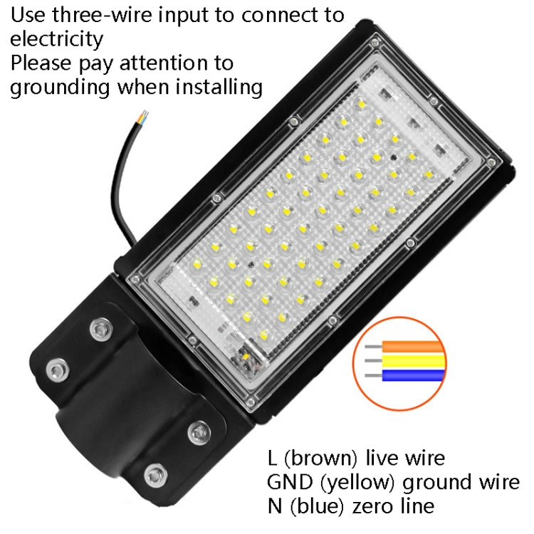 50W LED Waterproof Road Lighting Courtyard Floodlight(White Light) - Street Lights by PMC Jewellery | Online Shopping South Africa | PMC Jewellery | Buy Now Pay Later Mobicred