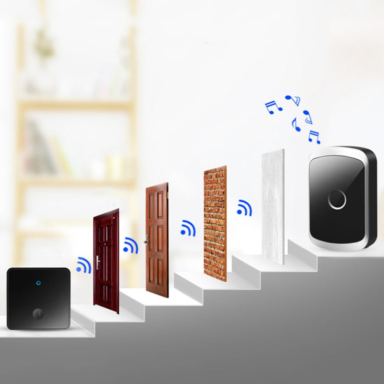 CACAZI FA50 1 For 1 Push-button Self-generating Wireless Doorbell, Plug:UK Plug(Gold) - free shipping - PMC TechLife - Order now!