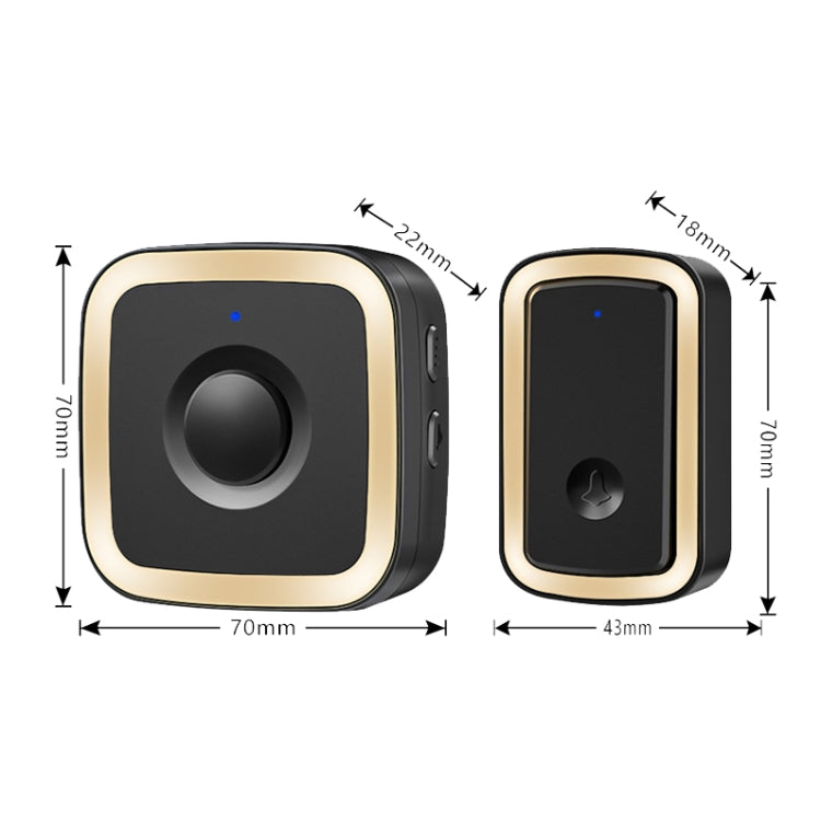 CACAZI A58 1 For 1 Smart Wireless Doorbell without Battery, Plug:EU Plug(Silver) - free shipping - PMC TechLife - Order now!
