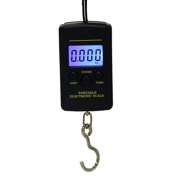 10g Mini Digital Fishing Scale Travel Weighting Steelyard Hanging Electronic Hook Scale Kitchen Weight Tool, Capacity:40kg with backlight - Hanging Scales by PMC Jewellery | Online Shopping South Africa | PMC Jewellery | Buy Now Pay Later Mobicred