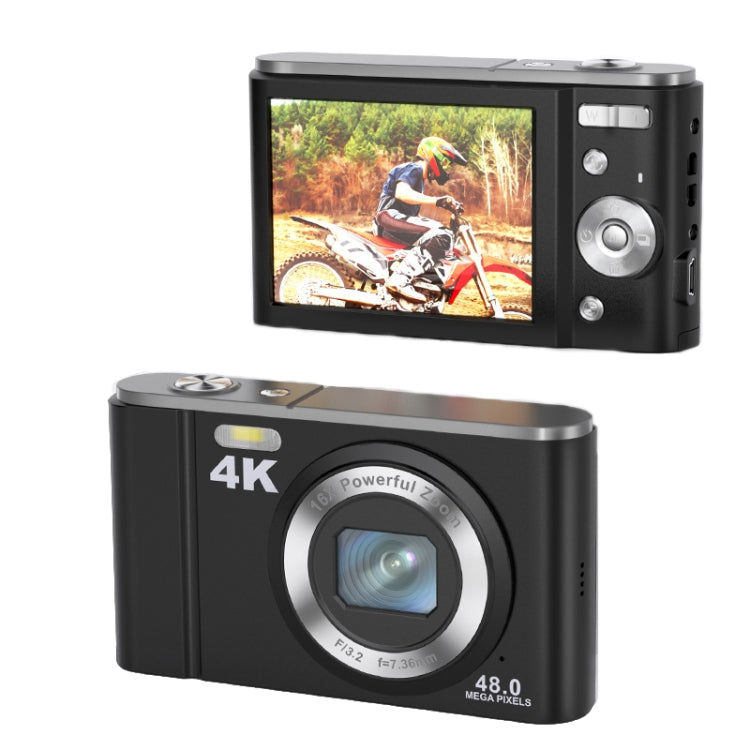 DC303A 2.8-Inch 4K 16X Zoom HD Digital Camera Mini Children Photography Camera AU Plug(Black) - Children Cameras by PMC Jewellery | Online Shopping South Africa | PMC Jewellery | Buy Now Pay Later Mobicred