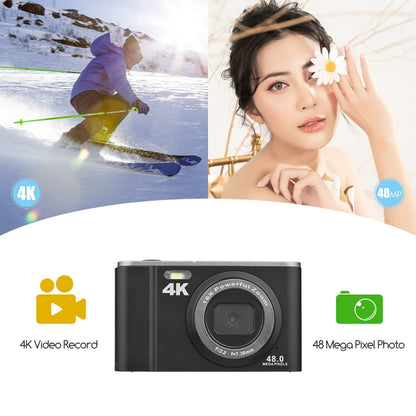 DC303A 2.8-Inch 4K 16X Zoom HD Digital Camera Mini Children Photography Camera UK Plug(Black) - Children Cameras by PMC Jewellery | Online Shopping South Africa | PMC Jewellery | Buy Now Pay Later Mobicred