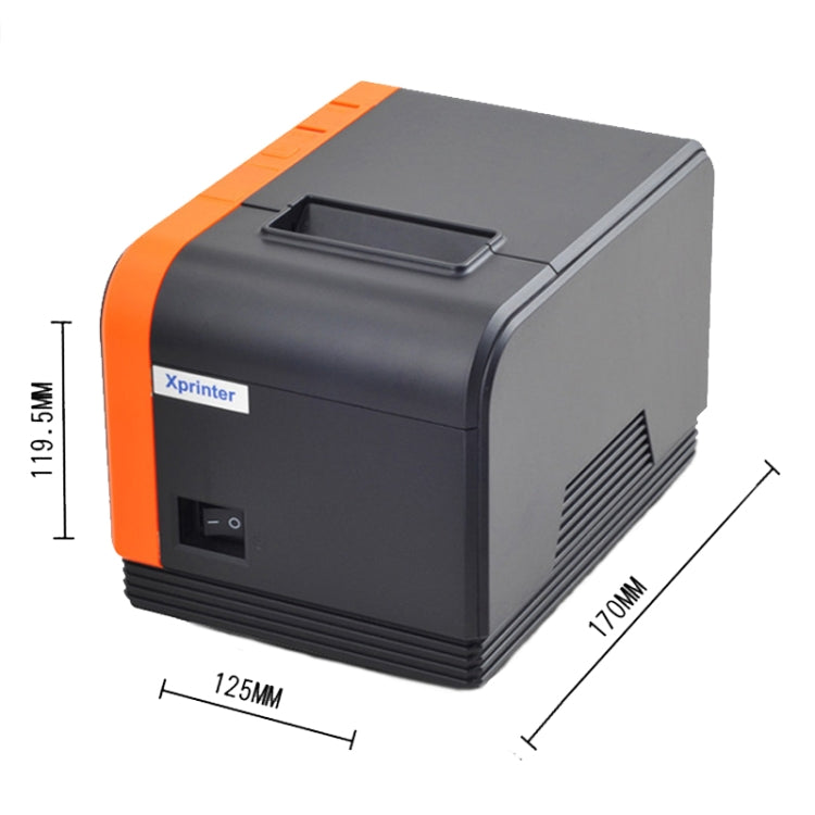 Xprinter XP-T58L 58mm Supermarket Cashier Receipt Thermal Printer, Spec: Parallel Port(EU Plug) - Printer by Xprinter | Online Shopping South Africa | PMC Jewellery | Buy Now Pay Later Mobicred