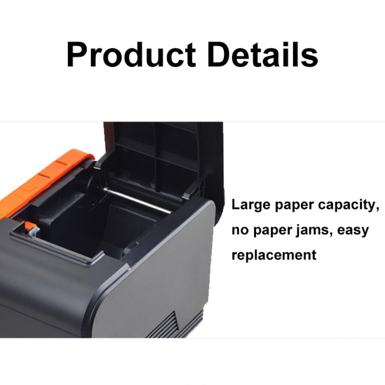 Xprinter XP-T58L 58mm Supermarket Cashier Receipt Thermal Printer, Spec: USB Port(EU Plug) - Receipt Printers by Xprinter | Online Shopping South Africa | PMC TechLife | Buy Now Pay Later Mobicred