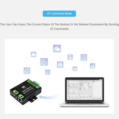 Waveshare Industrial Grade Serial Server RS232/485 to WiFi / Ethernet RJ45 Network Port with POE Support - Other Accessories by Waveshare | Online Shopping South Africa | PMC Jewellery | Buy Now Pay Later Mobicred