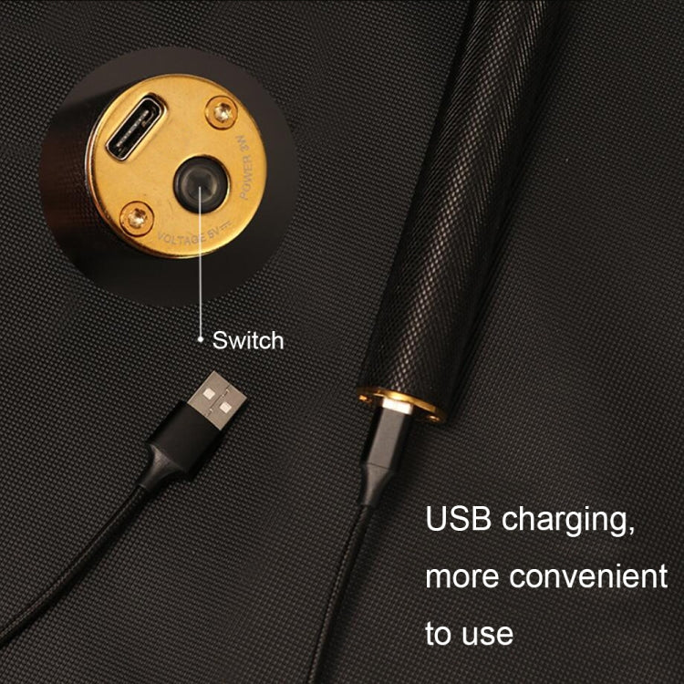 Hollow T-Shaped Steel Head Hair Trimmer USB Charging Carving Electric Hair Clipper, Color: Black - free shipping - PMC TechLife - Order now!