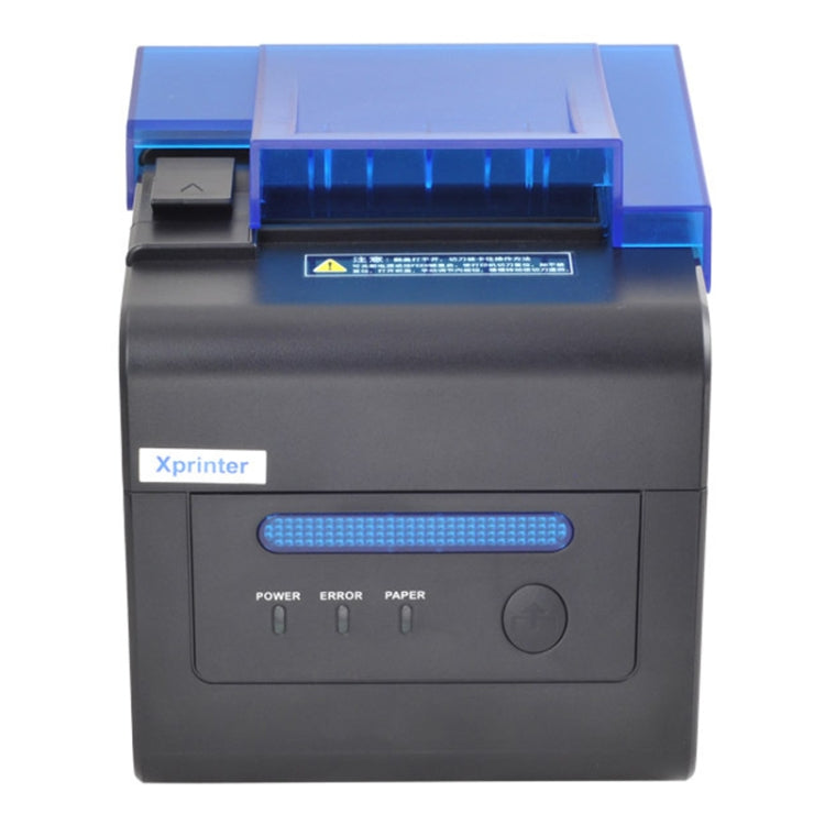 Xprinter XP-C300H 80mm Sound And Light Alarm Store Cashier Rreceipt Thermal Printer, Spec: USB+COM+LAN(UK Plug) - Printer by Xprinter | Online Shopping South Africa | PMC Jewellery | Buy Now Pay Later Mobicred