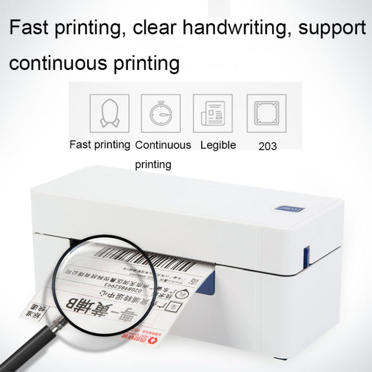 QIRUI 104mm Express Order Printer Thermal Self-adhesive Label Printer, Style:QR-488BT(EU Plug) - Printer by PMC Jewellery | Online Shopping South Africa | PMC Jewellery | Buy Now Pay Later Mobicred