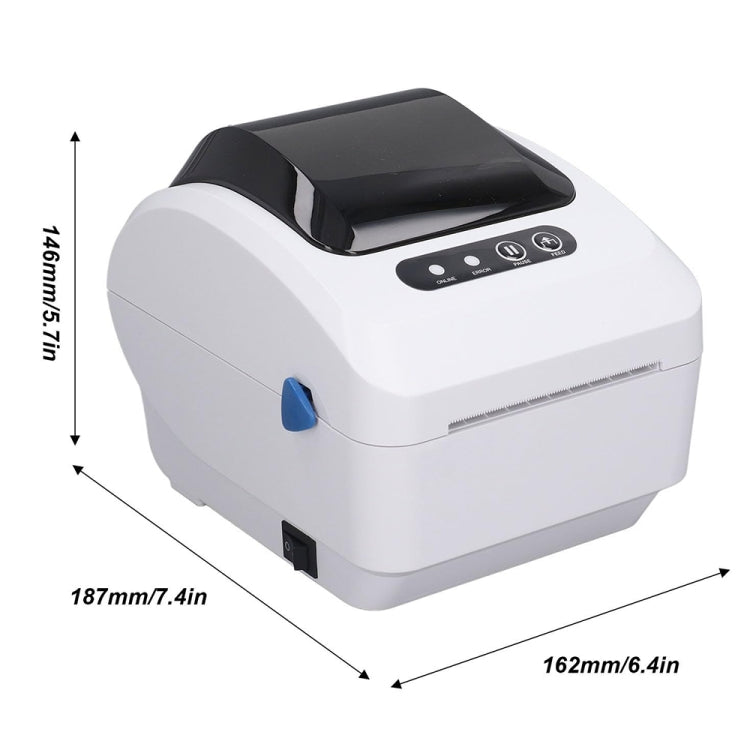 Xprinter XP-320B 80mm Thermal Barcode Supermarket Cashier Label Printer, Spec: USB+Bluetooth(UK Plug) - free shipping - PMC TechLife - Order now!