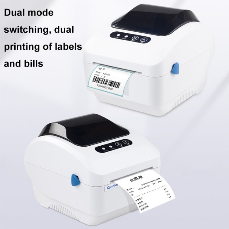 Xprinter XP-320B 80mm Thermal Barcode Supermarket Cashier Label Printer, Spec: USB+Bluetooth(EU Plug) - Printer by Xprinter | Online Shopping South Africa | PMC Jewellery | Buy Now Pay Later Mobicred