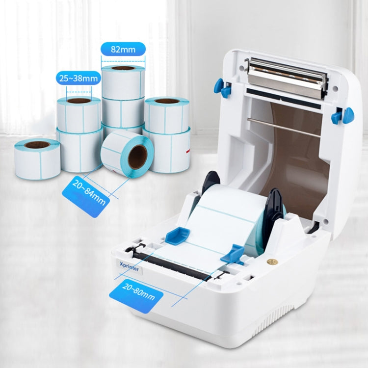 Xprinter XP-320B 80mm Thermal Barcode Supermarket Cashier Label Printer, Spec: USB(US Plug) - free shipping - PMC TechLife - Order now!