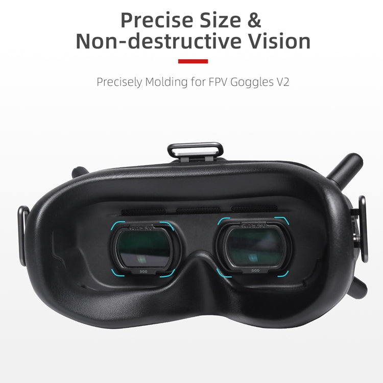 Sunnylife FV-Q9334 2 PCS Myopia Lens Nearsighted Corrective Aspherical Lens for DJI FPV Goggles V2, Colour: 250 Degree - free shipping - PMC TechLife - Order now!