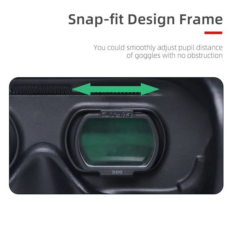 Sunnylife FV-Q9334 2 PCS Myopia Lens Nearsighted Corrective Aspherical Lens for DJI FPV Goggles V2, Colour: 550 Degree - Lens Accessories by Sunnylife | Online Shopping South Africa | PMC TechLife | Buy Now Pay Later Mobicred