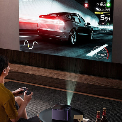 K1 1080P HD Motorized Focus Projector Home 5G Dual-Band WiFi Wireless Projector(EU Plug) - Mini Projector by PMC Jewellery | Online Shopping South Africa | PMC Jewellery | Buy Now Pay Later Mobicred