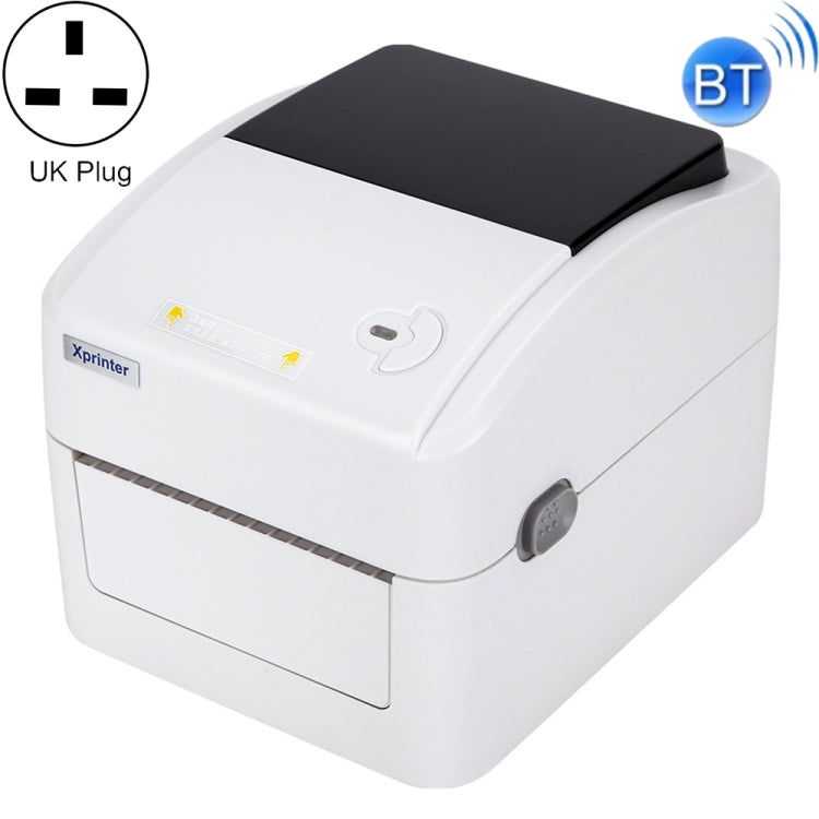 Xprinter XP-420B 108mm Express Order Printer Thermal Label Printer, Style:USB+Bluetooth(UK Plug) - Printer by Xprinter | Online Shopping South Africa | PMC Jewellery | Buy Now Pay Later Mobicred