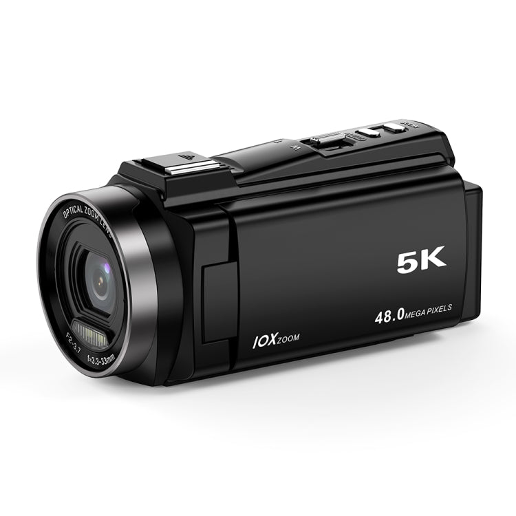 HDV265K 5K 30FPS 3.0-Inch HD Digital 3X Optical Zoom Outdoor Sports DV Camera EU Plug(Black) - Video Cameras by PMC TechLife | Online Shopping South Africa | PMC TechLife | Buy Now Pay Later Mobicred