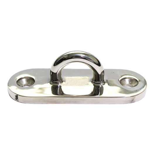 316 Stainless Steel Oval Boat Plate Seat Hand Rowing Boat Fixed Seat Accessories, Specification: 75mm - Marine Accessories & Parts by PMC Jewellery | Online Shopping South Africa | PMC Jewellery | Buy Now Pay Later Mobicred