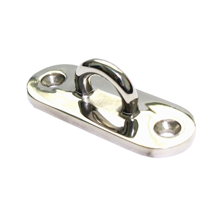 316 Stainless Steel Oval Boat Plate Seat Hand Rowing Boat Fixed Seat Accessories, Specification: 75mm - Marine Accessories & Parts by PMC TechLife | Online Shopping South Africa | PMC TechLife | Buy Now Pay Later Mobicred