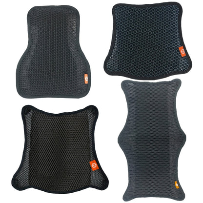 HOUZHI MTZT1010 Motorcycle Sun Insulation Cushion 3D Grid Breathable Sweating Cool Seat Cover, Style: Double Layer S - Seat Covers by PMC Jewellery | Online Shopping South Africa | PMC Jewellery | Buy Now Pay Later Mobicred