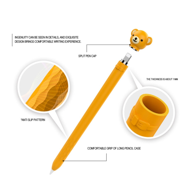 Cartoon Silicone Capacitive Pen Non-Slip And Anti-Drop Protective Cover For Apple Pencil 1( Frog) - free shipping - PMc TechLife - Order now!