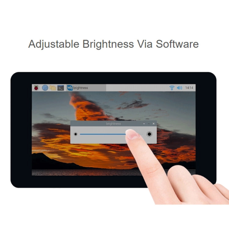 Waveshare 7 inch 800��480 IPS Capacitive Touch Display, DSI Interface, 5-Point Touch without Case - free shipping - PMC TechLife - Order now!