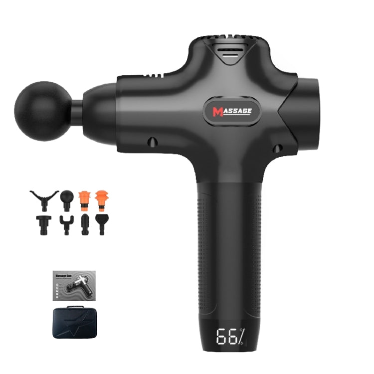 Y8-1 Fitness Massage Fascia Muscle Vibration Massager, Specification: Black(AU Plug) - free shipping - PMC TechLife - Order now!