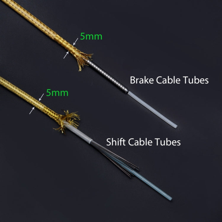 TRLREQ ZH209 Mountain Road Car Bicycle 5mm Braided Tube, Style: 3m Brake(Titanium Color) - Bicycle Brake Parts by PMc TechLife | Online Shopping South Africa | PMc TechLife | Buy Now Pay Later Mobicred