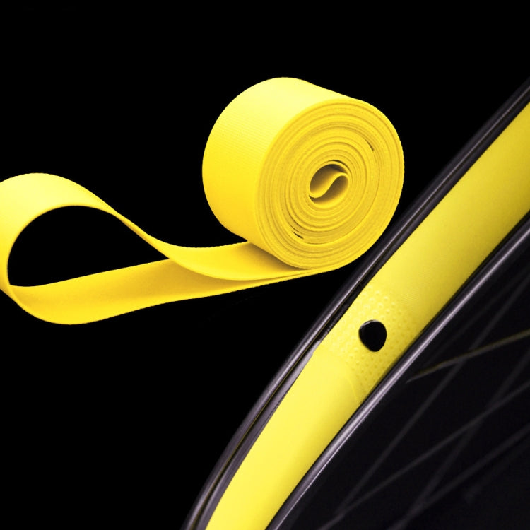 10 PCS Road Mountain Bike Anti-Stab Tire Pad Bicycle Wheel Set PVC Spoke Lining Tape, Colour: Yellow(700C x 18mm) - Others by PMc TechLife | Online Shopping South Africa | PMc TechLife | Buy Now Pay Later Mobicred