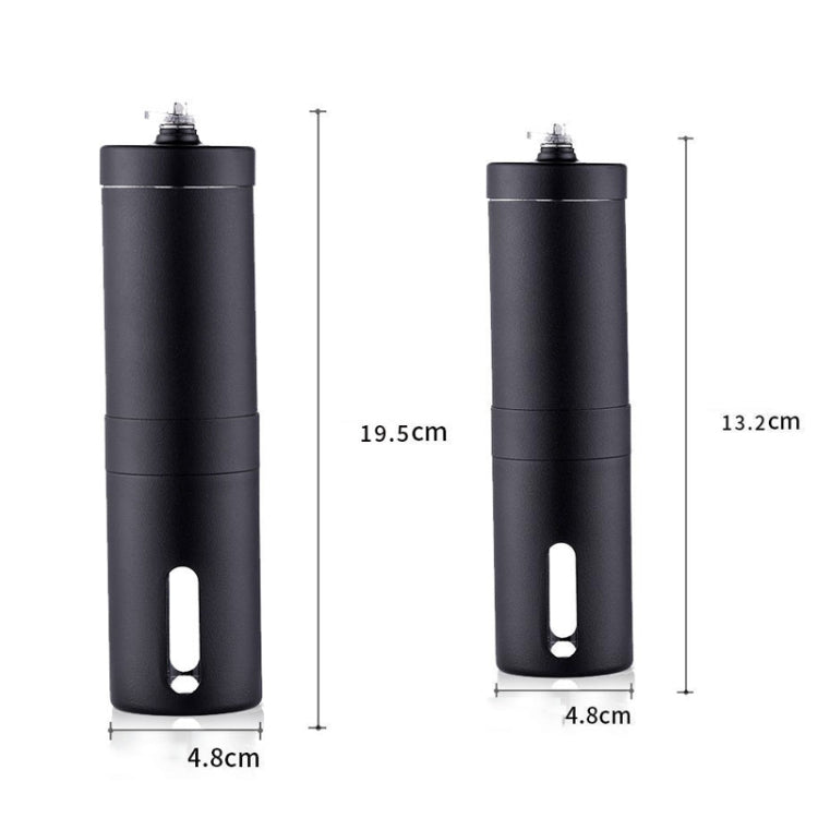 Hand Crank Coffee Machine Manual Pepper Mill Grinder(Large Black) - free shipping - PMC TechLife - Order now!