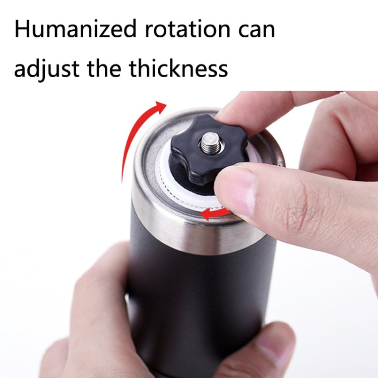 Hand Crank Coffee Machine Manual Pepper Mill Grinder(Mid Black) - free shipping - PMC TechLife - Order now!