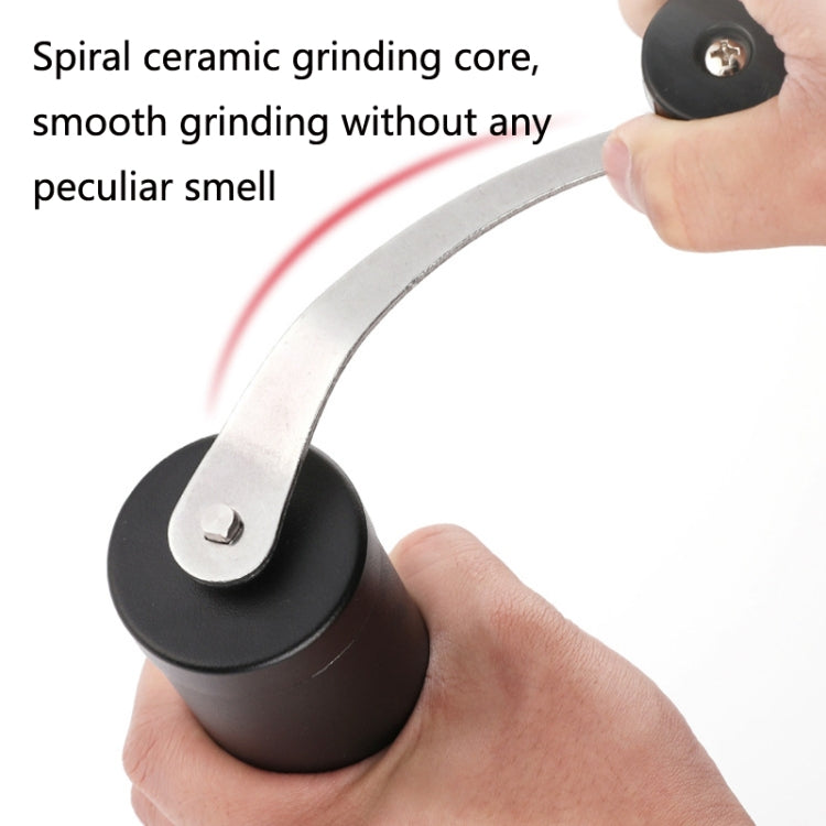 Hand Crank Coffee Machine Manual Pepper Mill Grinder(Large Black) - free shipping - PMC TechLife - Order now!
