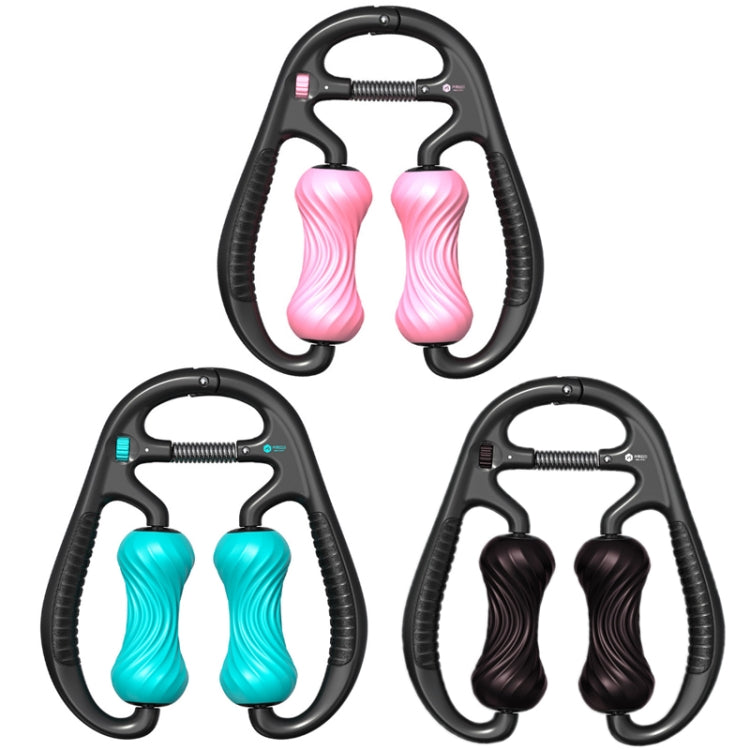 MIKE Loop Leg Roller Massager Muscle Spiral Line Relaxation Yoga Foam Roller(Elegant Black) - free shipping - PMC TechLife - Order now!