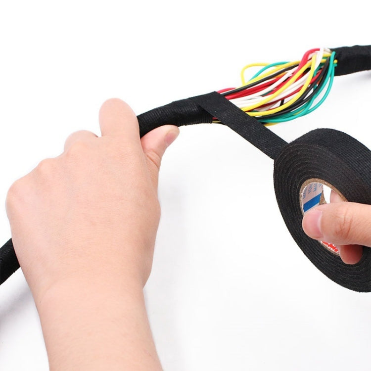Automotive Wiring Harness Flannel Tape High Temperature Resistant And Waterproof Wire And Cable Insulation Tape, Size: 15mm x 15m - Tapes by PMC TechLife | Online Shopping South Africa | PMC TechLife | Buy Now Pay Later Mobicred