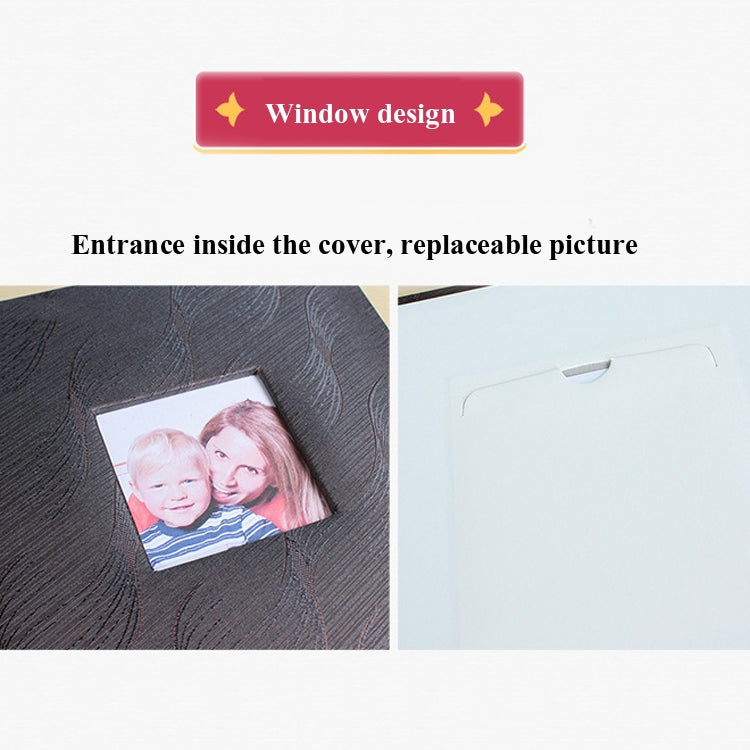 4R 6 Inch 200 Sheets Cloth Photo Album Baby Growth Memorial Album Interstitial Album(Red Wine) - Photo Albums & Photo Frames by PMc TechLife | Online Shopping South Africa | PMc TechLife | Buy Now Pay Later Mobicred
