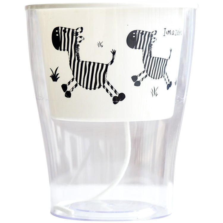 Fully Transparent Hydroponic Flower Pots Water Level Visible Non-Broken Glue Self-Absorbent Plastic Flower Pots, Size: W05 Caliber 13cm(Full Transparent Zebra Pattern) - Flower Pots & Planters by PMc TechLife | Online Shopping South Africa | PMc TechLife | Buy Now Pay Later Mobicred
