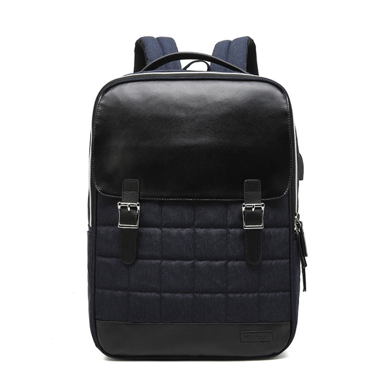 15.6 inch External USB Interface Laptop Backpack Waterproof Computer Bag(Sapphire) - 15.6 - 17 inch by PMC Jewellery | Online Shopping South Africa | PMC Jewellery | Buy Now Pay Later Mobicred