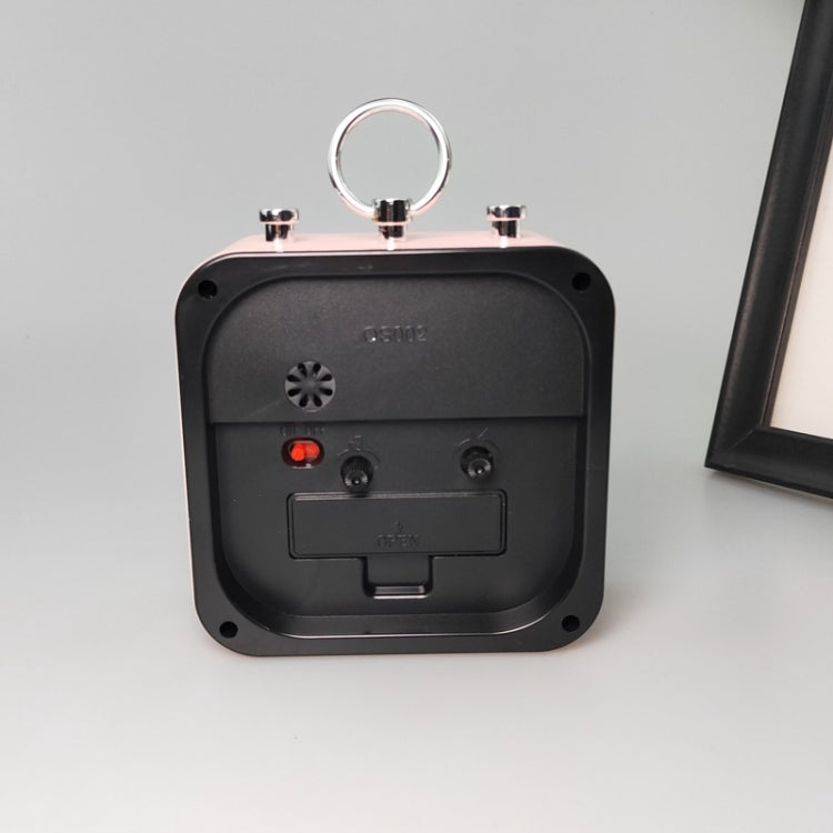 Candy Color Office Home Student Square Alarm Clock(Grey) - Alarm Clocks by PMc TechLife | Online Shopping South Africa | PMc TechLife | Buy Now Pay Later Mobicred