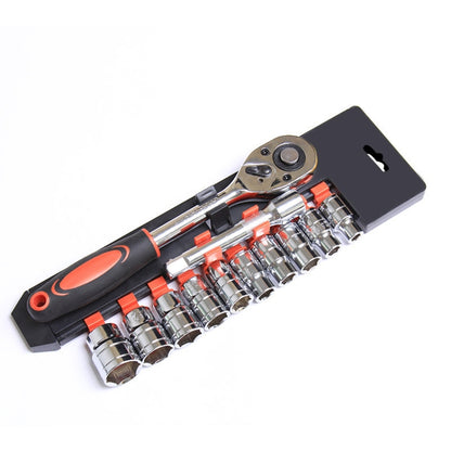 CY-0028 12 PCS/Set Auto Repair Tool Ratchet Quick Socket Wrench Hardware Box Combination, Model: 1/2 Big Fly - Hand Tool Sets by PMC Jewellery | Online Shopping South Africa | PMC Jewellery | Buy Now Pay Later Mobicred