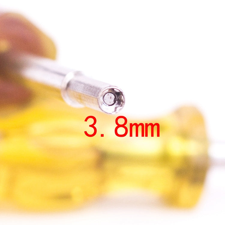 4 PCS Disassembly Tool Screwdriver Sleeve Applicable For Nintendo N64 / SFC / GB / NES / NGC(Orange Yellow 3.8mm) - Tools by PMC TechLife | Online Shopping South Africa | PMC TechLife | Buy Now Pay Later Mobicred