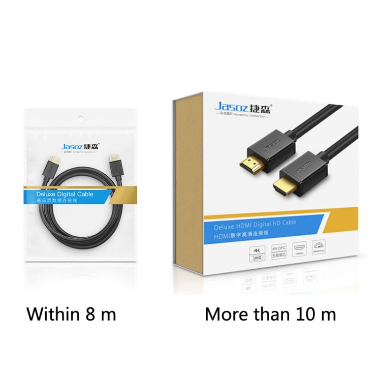 Jasoz HDMI High-Definition Projector Computer Video Cable Oxygen-Free Copper Core, Cable Length: 12m - Cable by PMC Jewellery | Online Shopping South Africa | PMC Jewellery | Buy Now Pay Later Mobicred