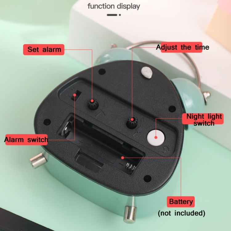 Student Metal Retro Digital Alarm Clock With Light(Red) - Alarm Clocks by PMc TechLife | Online Shopping South Africa | PMc TechLife | Buy Now Pay Later Mobicred