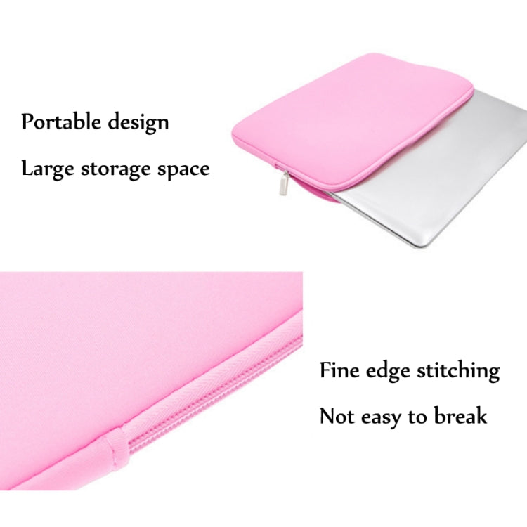 Laptop Anti-Fall and Wear-Resistant Lliner Bag For MacBook 13 inch(Upgrade Pink) - Protective Bags by PMC Jewellery | Online Shopping South Africa | PMC Jewellery | Buy Now Pay Later Mobicred