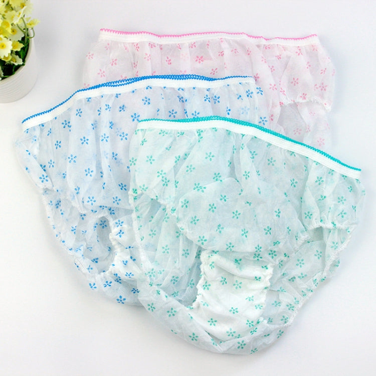 Pregnant Women Disposable Underwear Non-Woven Maternal Postpartum Cotton Bottom Paper Underwear, Color Random Delivery, Size: L(Printing) - free shipping - PMC TechLife - Order now!