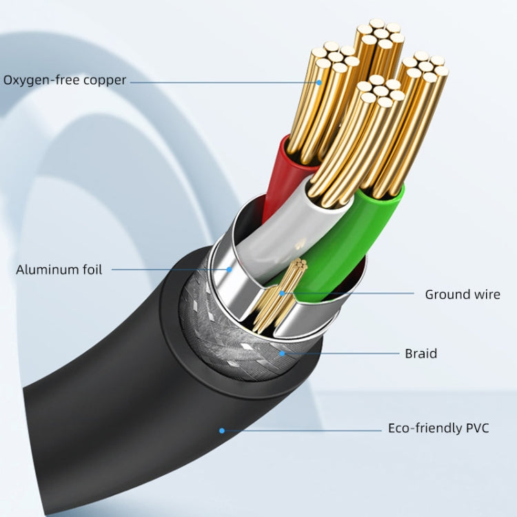 3 PCS Jasoz USB Printing Data Cable Oxygen-Free Copper Core, Cable Length: 10m - USB Cable by PMC Jewellery | Online Shopping South Africa | PMC Jewellery | Buy Now Pay Later Mobicred