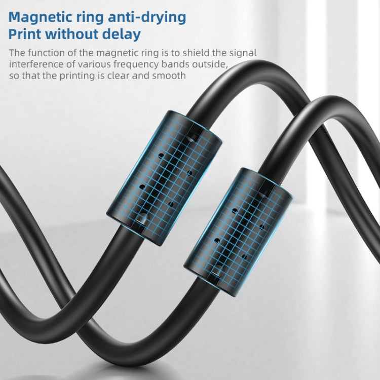 3 PCS Jasoz USB Printing Data Cable Oxygen-Free Copper Core, Cable Length: 10m - USB Cable by PMC Jewellery | Online Shopping South Africa | PMC Jewellery | Buy Now Pay Later Mobicred