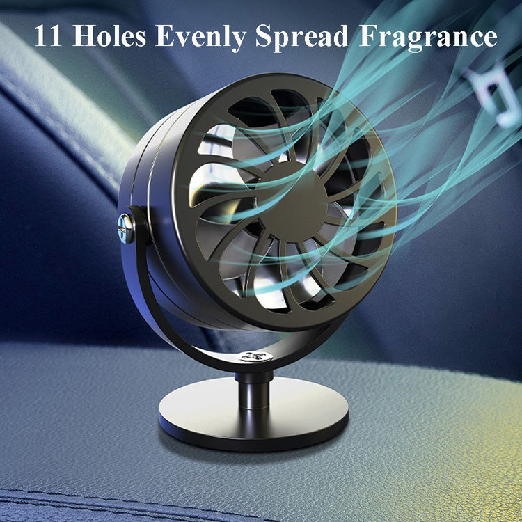 Aromatherapy Car Ornaments Automotive Accessories Solar Perfume Seat(Black) - Air Freshener by PMC TechLife | Online Shopping South Africa | PMC TechLife | Buy Now Pay Later Mobicred