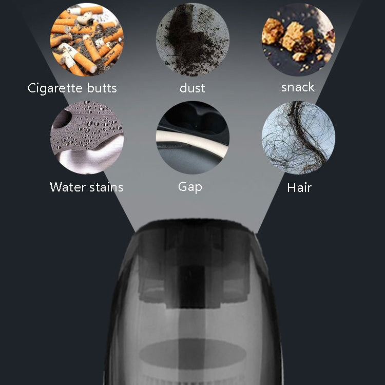 HL-003 Car Wireless Portable High-Power Vacuum Cleaner Home Pet Hair Vacuum Cleaner(Black) - free shipping - PMC TechLife - Order now!