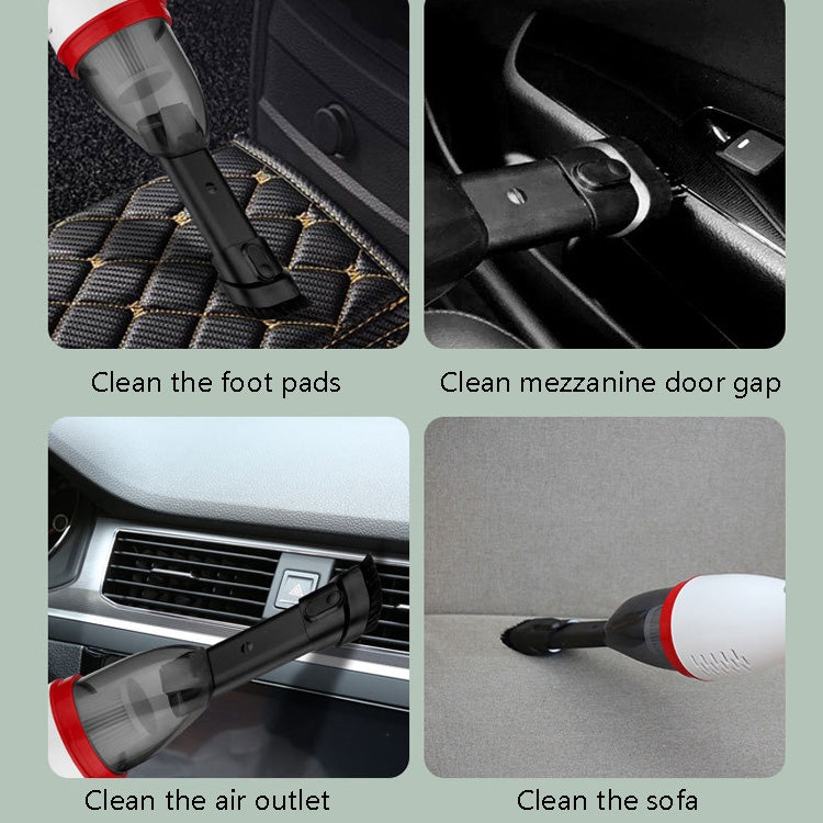 HL-003 Car Wireless Portable High-Power Vacuum Cleaner Home Pet Hair Vacuum Cleaner(Black) - free shipping - PMC TechLife - Order now!