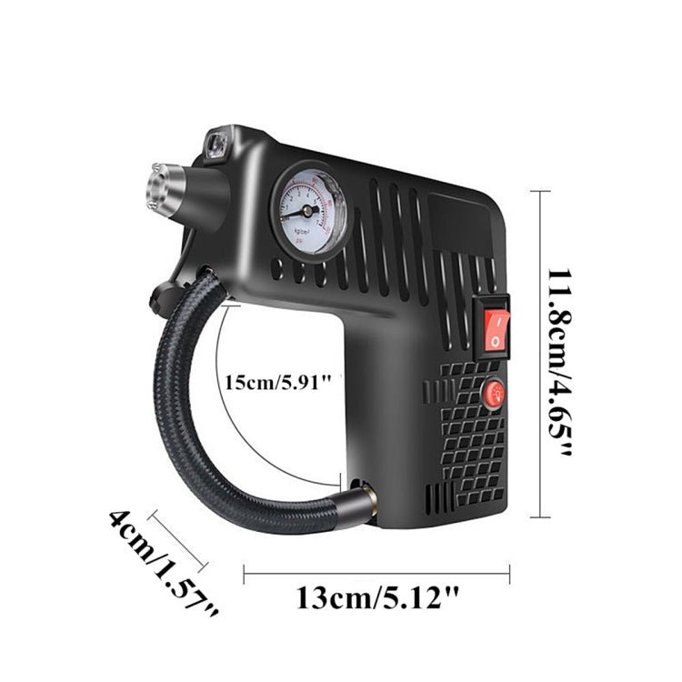 YX-301 12V Multi-Function Car Electric Portable Hand-Held Inflatable Pump(Black) - Inflatable Pump by PMC TechLife | Online Shopping South Africa | PMC TechLife